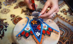 عکسی از بهترین صنایع دستی در رفسنجان
