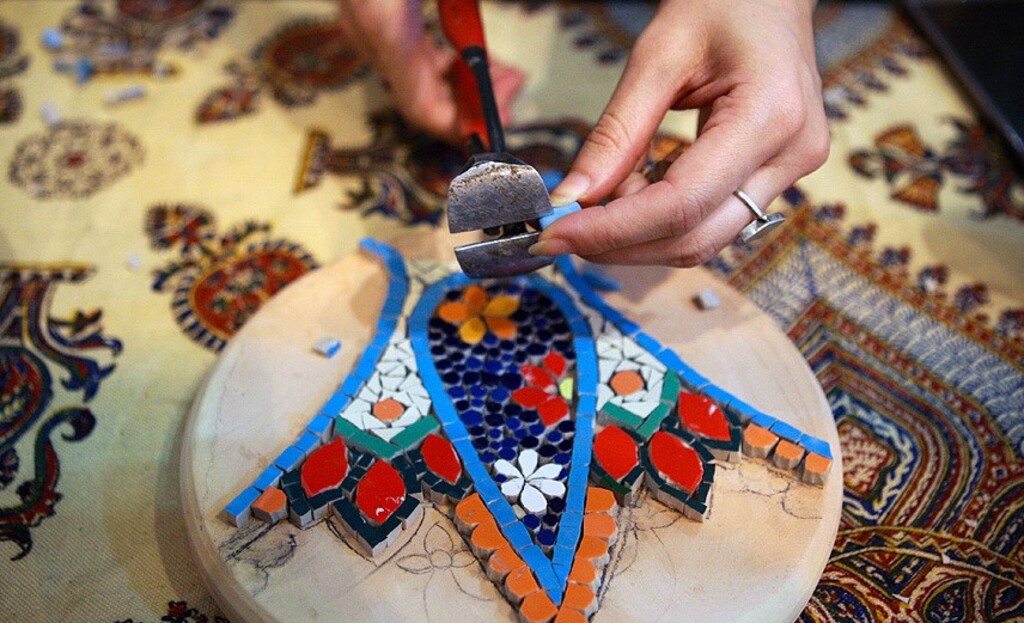 عکسی از بهترین صنایع دستی در رفسنجان